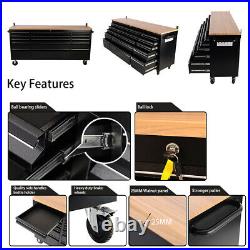 15 Drawers Tool Chest Roller Cabinet Garage Workshop Storage Tool Box On Wheels