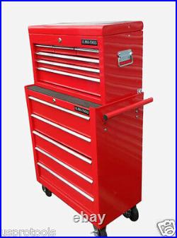 152 Us Pro Tools Red Affordable Tool Chest Rollcab Steel Box Roller Cabinet