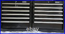 2 X Halfords Industrial Roller Cabinets. Floor Standing. 6 Drawers. Tool Chest