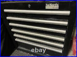 2 X Halfords Industrial Roller Cabinets. Floor Standing. 6 Drawers. Tool Chest