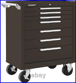 277Xb 7-Drawer Roller Tool Cabinet with Chest Wheels and Ball-Bearing Slides, Br