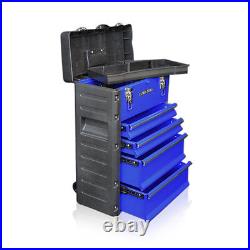 319 US PRO Tools Blue Mobile Roller Chest Trolley Cart Storage cabinet Tool Box