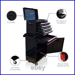 359 Us Pro Gloss Black Tool Chest Box Roller Cabinet Ball Bearing Drawers