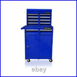 361 Us Pro Blue Tool Chest Rollcab Box Roller Cabinet Ball Bearing Drawers