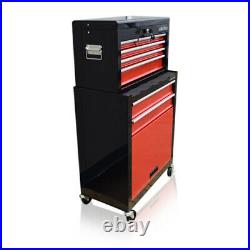 371 Us Pro Tools Black Red Tool Chest Box Roller Cabinet Tool Box