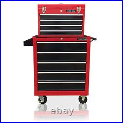 378 US PRO TOOLS RED BLACK AFFORDABLE TOOL CHEST ROLLCAB BOX ROLLER CABINET 