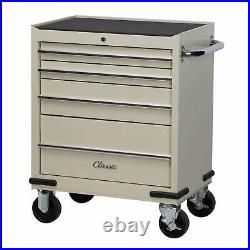 4 Drawer Roll Cab Portable Rolling Steel Cabinet Tool Storage Garage Chest