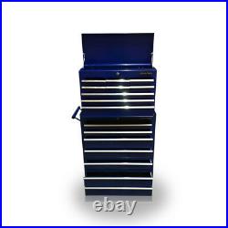 427 Tool Box Roller Cabinet Steel Chest 16 Drawers Gloss Blue Us Pro Tools