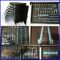 474 Us Pro Tool Chest Box With Tools Trays 7 Drawer Roller Cabinet 250 Pc