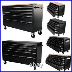 5572 Stainless Steel 10/15 Drawer Work Bench Tool Box Chest Cabinet Roll Cab