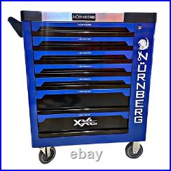 7 Drawer Tool Box Chest & Roller Cabinet Empty