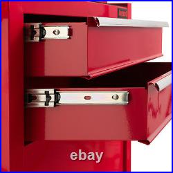 AREBOS 9 Compartment Tool Trolley Roller Cabinet Tool box