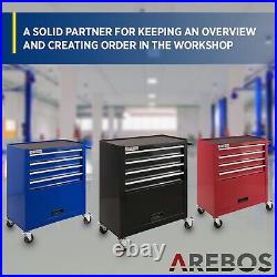 AREBOS Roller Tool Cabinet Storage 4 Drawers Toolbox Tool Chest, Trolley