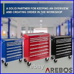 AREBOS Roller Tool Cabinet Storage 7 Drawers Toolbox Tool Chest, Trolley