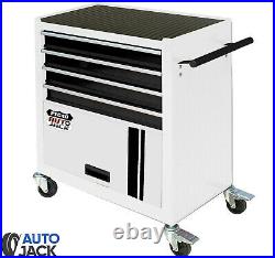 Autojack Portable Roll Cab Steel Tool Storage Chest 4 Drawer Garage Cabinet