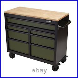 BUNKER&174 Workbench Roller Tool Cabinet 7 Drawer 41 Green 25 Draper 8221