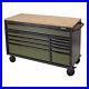 BUNKER Workbench Roller Tool Cabinet, 10 Drawer, 56, Green 08236 by Draper