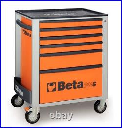 Beta 024002062 C24S 6/G Mobile Roller Cabinet With Six Drawers