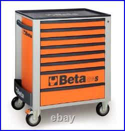 Beta 024002082 C24S 8/G Mobile Roller Cabinet With Eight Drawers