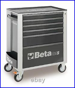 Beta C24S/6 6 Drawer Mobile Roller Cabinet Grey