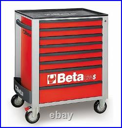 Beta C24S/8 8 Drawer Mobile Roller Cabinet Red