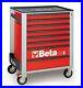Beta C24S/8 8 Drawer Mobile Roller Cabinet Red