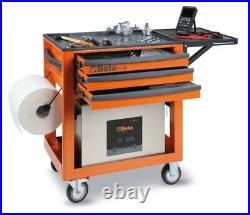 Beta C50S Service Workshop Roller Tool Trolley Cabinet with 3 Drawers Orange