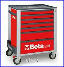 Beta Tools C24S/7-R Mobile Roller Cab Tool Cabinet 7 Drawers Red 024002073 (2)