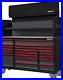 Boxo 72 19 Drawer Roll Cabinet & Hutch + Drawer Trim Black Body Trim Choice