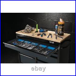 Draper 08216 BUNKER Workbench Roller Tool Cabinet 7 Drawer 41 Grey