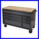 Draper 08227 BUNKER Workbench Roller Tool Cabinet, 10 Drawer, 56, Grey