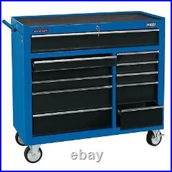Draper 11 Drawer Tool Roller Cabinet Blue / Black