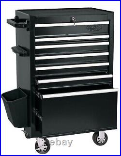 Draper 11523 Roller Cabinet (14443) & Topchest (14214) Stack, 26 Black Toolbox