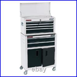 Draper 19576 24in Combined Roller Cabinet And Tool Chest 6 Drawer