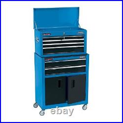 Draper 24 Combined Roller cabinet And Tool Chest With 6 Drawers Blue