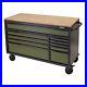 Draper BUNKER Workbench Roller Tool Cabinet, 10 Drawer, 56, Green 08236