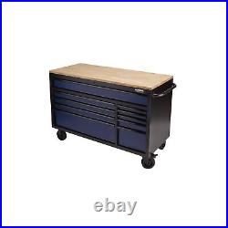Draper Bunker Workbench Roller Tool Cabinet 10 Drawer 56 Blue 08237