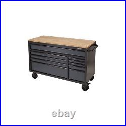 Draper Bunker Workbench Roller Tool Cabinet 10 Drawer 56 Grey 08227