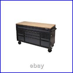 Draper Bunker Workbench Roller Tool Cabinet 15 Drawer 61 Grey 08238