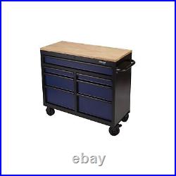 Draper Bunker Workbench Roller Tool Cabinet 7 Drawer 41 Blue 08222