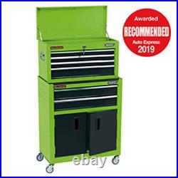 Draper Combined Roller Cabinet and Tool Chest, 6 Drawer, 24 Green 19566