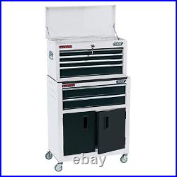 Draper Combined Roller Cabinet and Tool Chest, 6 Drawer, 24 White 19576