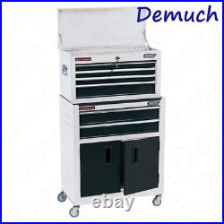 Draper Combined Roller Cabinet and Tool Chest, 6 Drawer, 24'', White DRA-19576