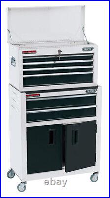 Draper Combined Roller Cabinet and Tool Chest 6 Drawer 24in White