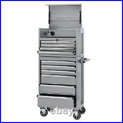 Draper Expert 10 Drawer Roller Cabinet and Tool Chest Combination Metallic