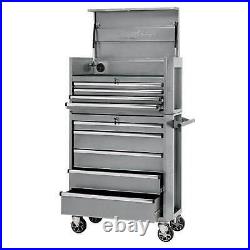Draper Expert 9 Drawer Roller Cabinet and Tool Chest Combination Metallic