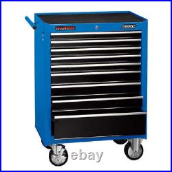 Draper Roller Tool Cabinet, 9 Drawer, 26'', Blue DRA-15110