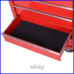 Durhand Roller Tool Cabinet, 5 Drawers-Red