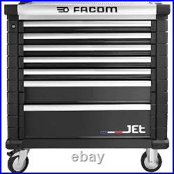 Facom JETM4 7 Drawer Tool Roller Cabinet Black