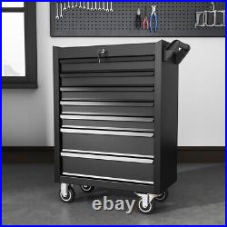 Garage Tools Cabinet Steel Tool Chest Box Roller Cart 7 Drawers Storage Trolley